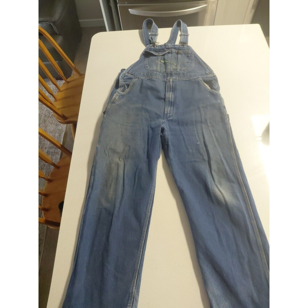 Vintage KEY Imperial Aristocrat Overalls Distressed 38x30 Workwear Grunge
